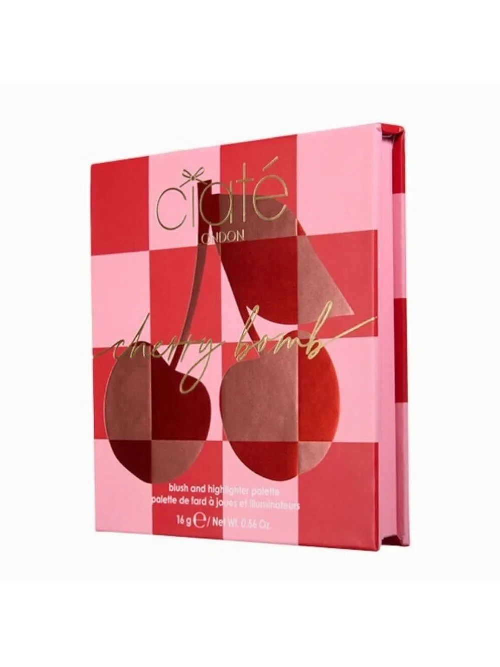 Ciate CHERRY BOMB Blush & Highlighter Palette | NEW | Light Medium | CIATÉ